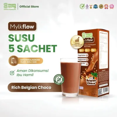 Mom Uung Susu Mylkflow 5 Sachet - Susu Pelancar ASI Lactose Free