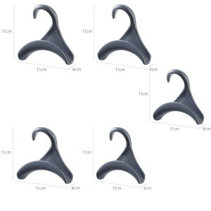 1/5 pcs Japanese Style Bag Hook Arched Tie Silk Scarf Hat Rack Wardrobe Hanging Belt Multifunctional Hanger