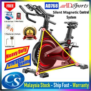 CS Mall : ADSports AD768 Commercial Grade Professional Upright Silent Magnetic Control Spinning Bike Exercise Bike Cycling Bike