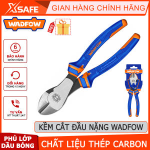 Kềm cắt đầu nặng WADFOW kích thước 7-8inch chất liệu thép carbon phủ lớp dầu bóng chống gỉchính hãng