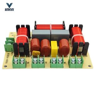 250W 4-8 Ohm 4 Way Speaker Audio Frequency Divider 1 Treble & 1 Midrange & 2 Bass Frequency Distributor Module Home Theater Audio Modification [Vodool Center]