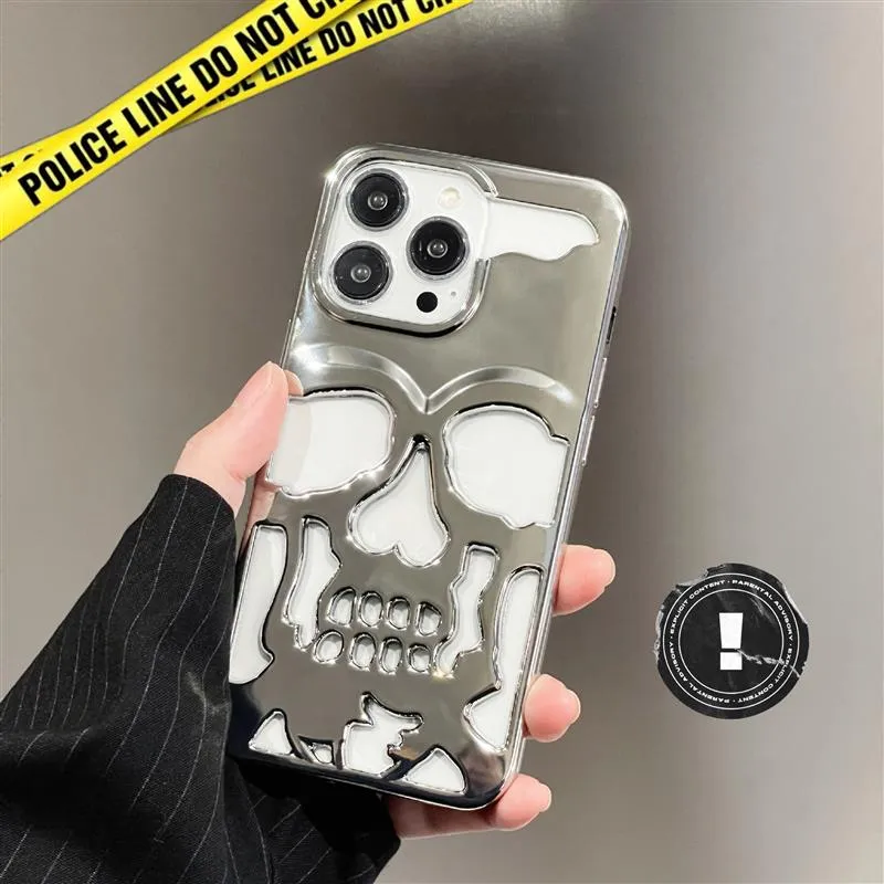 CSCR Cool Skeleton Phone Cases for iPhone 16 15 14 13 12 11 Pro