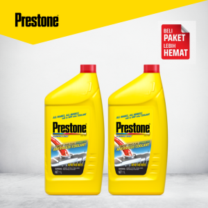 PRESTONE [Bundle] Ready To Use Coolant Pink 1L x 2pc | Air Radiator Mobil Motor Pendingin dan Perawatan Mesin