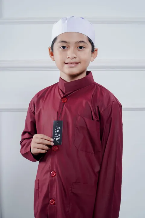 Baju%20Koko%20Anak%20Lengan%20Panjang%20Polos%20Merah%20Maroon%20annur%20-%20Image%208