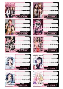 sticker label for notebook and books