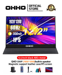 【Ready Stock】16" Portable Monitor OHHO 60hz-144hz I 1.5k-2.5K 2560*1600 No Touch IPS I FHD I Usb Type-c I HDMI I Free Magnetic Leather Case