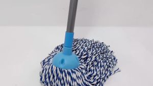Happy Cabin 340g Cotton Striped Mop Head Refill Super Absorbent Floor Cleaning Replacement for Restaurant Home Kitchen Kain Mop