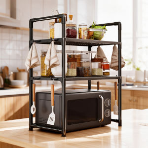 Kitchen Organizer Rack  Kitchen Microwave Rack Kitchen Organizer Storage Rack Commodity Shelf