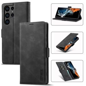 For Samsung Galaxy S26 S25 S24 S23 S22 S21 Plus / S26 S25 S24 S23 S22 S21 Ultra / S21 S20 S23 S24 S25 S26 FE Phone Case Strong Magnetic Leather Wallet Card Slot Couples Flip Cover Casing