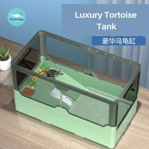 JENECA Reptile Turtle Tortoise Vivarium(/)Box Aquarium Tank