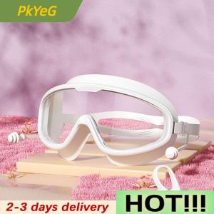PkYeG 2025 Large Frame Swimming Goggles For Kids High Quality Antifog Swim Glasses Waterproof HD Swim Eyewear Swim Equipment