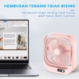 Kipas Angin Portable ZMFS-004 Dapat Disesuaikan Arah Kipas Angin Kencang portable