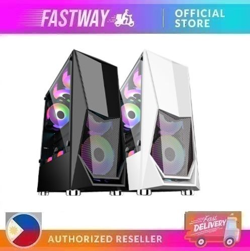 1STPLAYER DK-3 MID-TOWER GAMING CASE TEMPERED GLASS ATX BLACK / WHITE ...