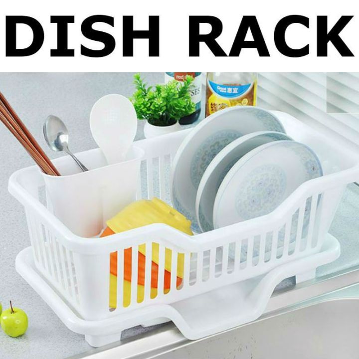 [SG fast Ship out] Dish Rack with Front / Side Drainer Multipurpose ...