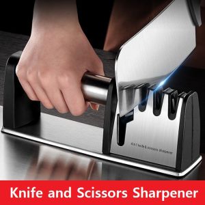 4 In 1 Knife and Scissors Sharpener Pengasah Pisau Gunting