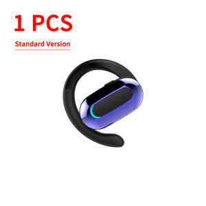 Vaorlo Tai nghe bluetooth không dây có thể điều chỉnh xoay 90 ° chính hãng Tai nghe đơn Bộ tai nghe thể thao âm trầm treo tai Tai nghe kèm Micro khử tiếng ồn Tai nghe nhét tai rảnh tay móc tai cho tất cả