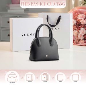 Bộ hộp quà YUUMY (Túi đeo chéo nữ YUUMY YN282 + Hộp quà YHQ3T + Túi giấy YTG3T + Túi rút BVR3838 + Thiệp cảm ơn YBT1)