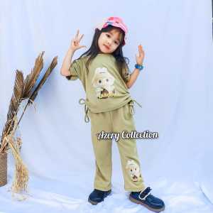 Stelan Baju Dan Celana Anak Perempuan Terbaru Usia 3 Sampai 8 Tahun