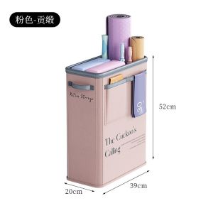 Yoga mat storage basket home sports and fitness equipment storage box foldable fabric storage bag yoga bucket 2024