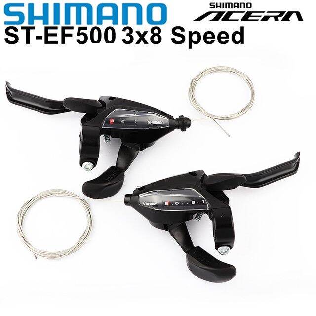 Shimano Bike Shifter ST-EF500 3x7 Speed Brake Lever Combo Set Flexible ...