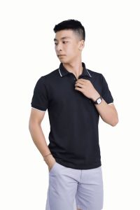Áo thun polo nam THÁI KHANG vải cotton TC 4 chiều vải mềm mát APOLO17