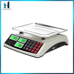 【Homelements】 40kg/5g Commercial Price Scale Waterproof Counting Weight Scale for Vegetables