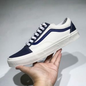 Giày 𝐕𝐚𝐧𝐬 𝐎𝐥𝐝 𝐒𝐤𝐨𝐨𝐥 - Giày Sneaker 𝐕𝐚𝐧𝐬 Đen kẻ trắng