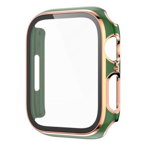 CNAGAIN Hard PC Case for Apple Watch Series 8 7 6 SE 5 4 3 2 1 45Mm 44Mm 42Mm 41Mm 40Mm 38Mm with Tempered Glass Screen Protector Dual Color for smart watch