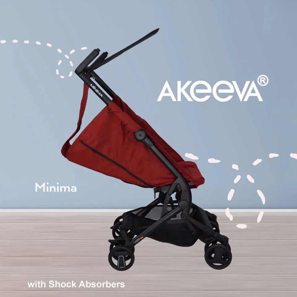 ONLINE EXCLUSIVE Akeeva Pocket Stroller Minima with extendable legrest and FREE frontbar Lazada PH