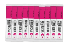 TEAZEN Kombucha Probiotic Herbal Tea Multipack - Health Boosting Sugar-Free Gluten-Free 10 Sachets