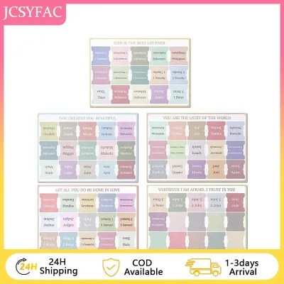 【JCSYFAC】 Bible Tabs75 TabsColorfulLaminated Bible Tabs For Women And Men Bible Tabs For Study BibleBible Index Tabs