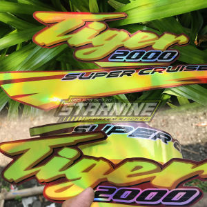 Striping tilas hologram stiker tilam striping tiger 2000