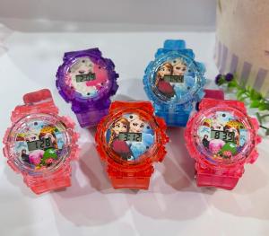 💥readystock💥 ***NEW 6 LIGHT*** Jam Budak Cartoon Lampu Muzik Frozen Kitty Barbie