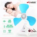 NSS Electric Fan Portable Clip Fan 3 blends Rechargeable Fan Desk Fan Big Size 12V 15W. 