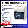 Daily Time Recorder Machine, DTR attendance recorder, Bundy clock time recorder machine. 