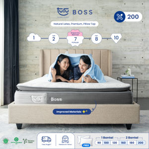 Turu - Kasur Pocket Spring Bed TURU BOSS ukuran 200x200 (Super King Size)