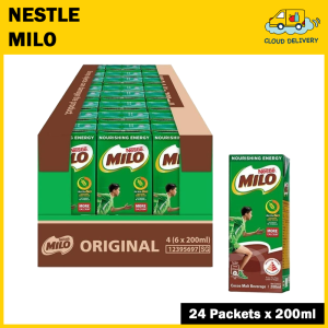 Nestle Milo Packet Drink (24 x 200ml) - Expiry 28 Feb 2027
