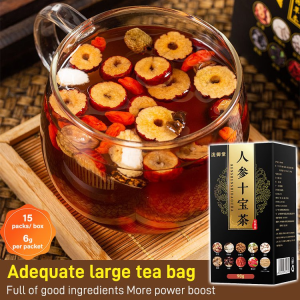 Ginseng Drink Nourish Flower and Fruit Tea Sub-healthy People Office Adults Tea to Windstopper