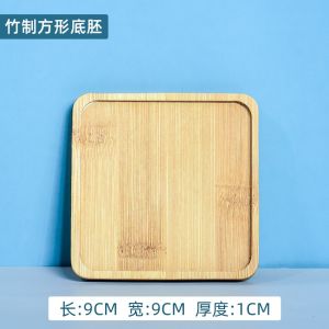 DIY Wooden Coaster Making Kit Craft for Kid Creative Mosaic Coaster Material Pack Handmade Cut Mat Christmas Birthday Gift Tikar Cawan