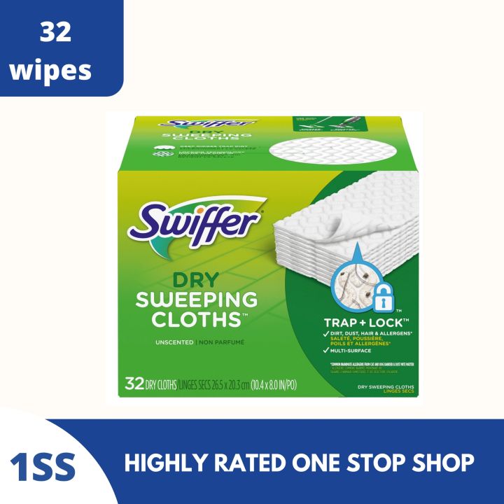 Swiffer Sweeper Dry Multi-Surface Sweeping Cloth Refills Unscented