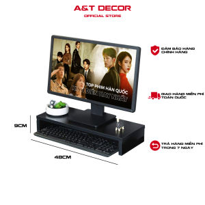 Kệ máy tính đa năng sang trọng dễ dàng di chuyển