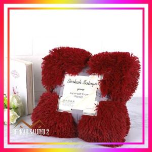 Selimut bulu rasfur lembut dan hangat uk 200x160cm murah. LP