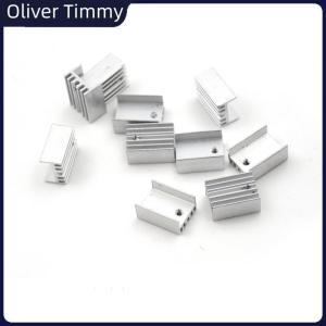 [Oliver Timmy] 10x ชุดฮีทซิงค์อลูมิเนียมสำหรับ-220ทรานซิสเตอร์20x15x10mm 0ครับ 0ครับ 0ครับ 0ครับ 0ครับ