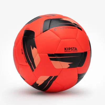 Decathlon Machine-Sewn Football Training Ball for Snow and Fog Size 5 - Red