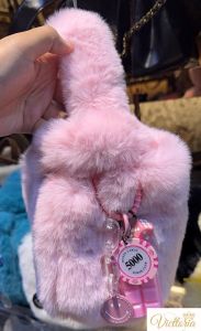 INS premium fur bag tas bahan bulu korea tas handbag dan selempang wanita  tas plush lembut
