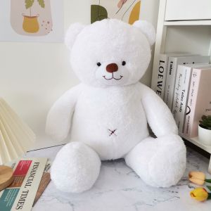 ตุ๊กตาหมี น้องหมีMiddleBear ตุ๊กตาหมีสีขาว ตุ๊กตาหมีสุดน่ารัก ตุ๊กตาน่ารัก ตุ๊กตาหมีเท็ดดี้ 88cm ของขวัญวันเกิด ตุ๊กตานุ่มนิ่ม | Smileylife Shop