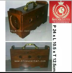 BOX BURUNG KAYU JATI FINISHING