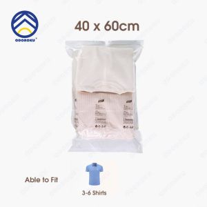 ODOROKU X Taili Rolling Travel Vacuum Compression Bag Roll Up Space Saver Bags No Vacuum Needed Reusable Packing Bags for Luggage Suitcase Backpack Travel Essentials Clothes Storage Bag Seal Bags Airtight Valve Double Zipper Seal