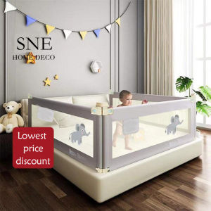 Slide Down Baby Bed Fence Bed Rail Guard For Babies Kids Safety
