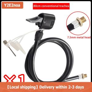 【Local shipping】 70 80 120CM Bike Air Pump Extension Tube Pump Bicycle Hose Air Pump Connector Bike Air Pump Tire Inflator Nozzles Accessories